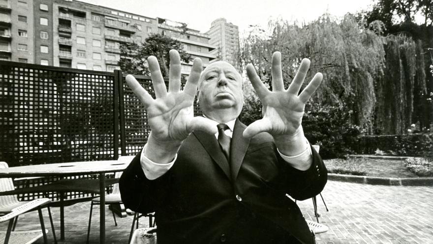 El cineasta Alfred Hitchcock.