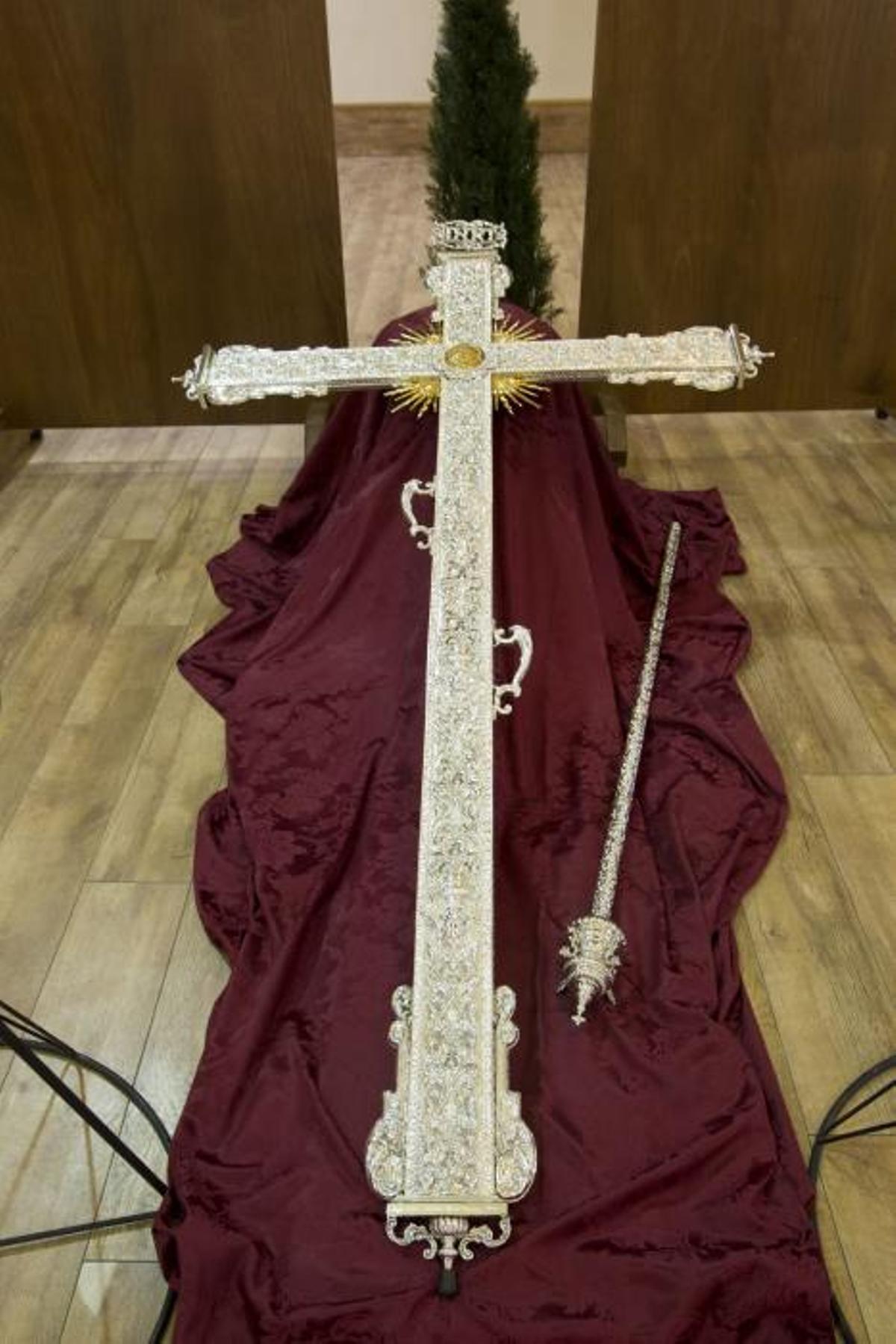 Exposición de Semana Santa en la plaza de Trascorrales