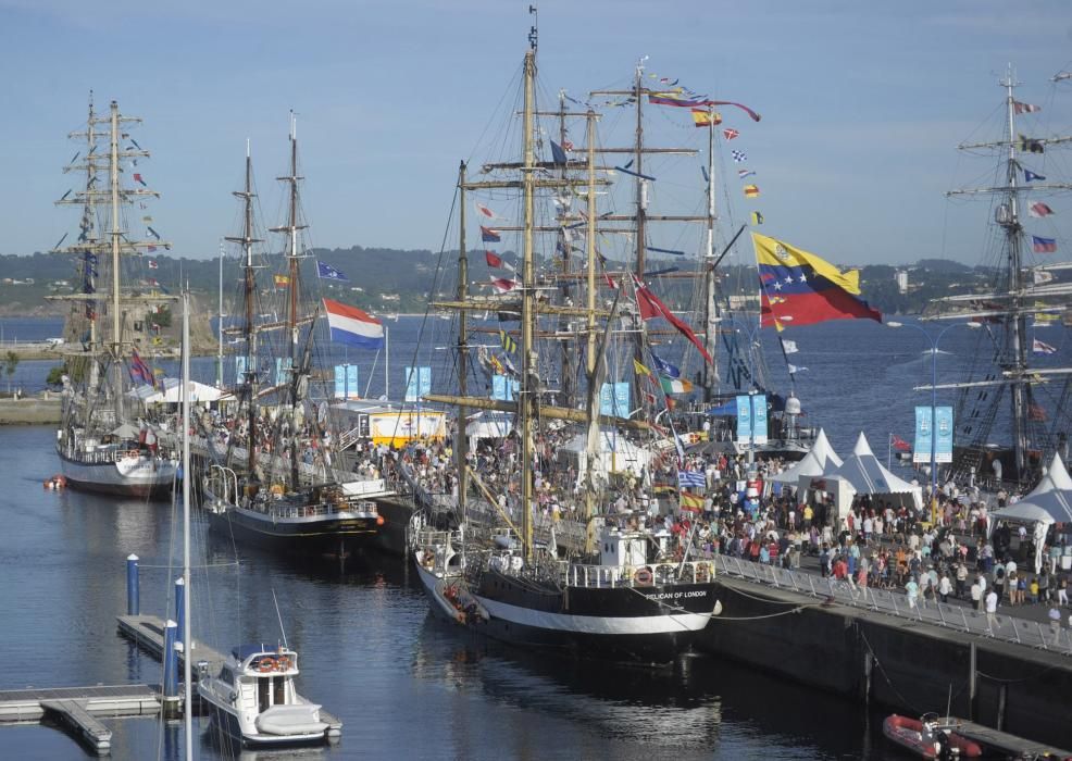 A Coruña, puerto final de la Tall Ships Races 2016