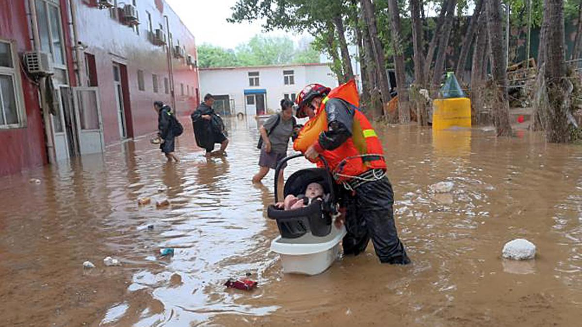 Inundaciones en la China