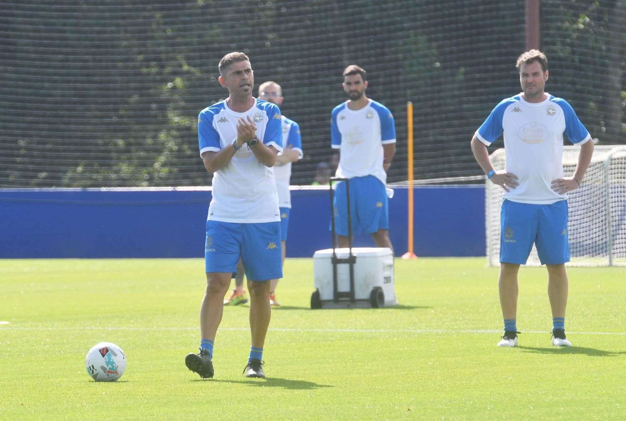 Primer entrenamiento bajo las órdenes de Antonio Hidalgo