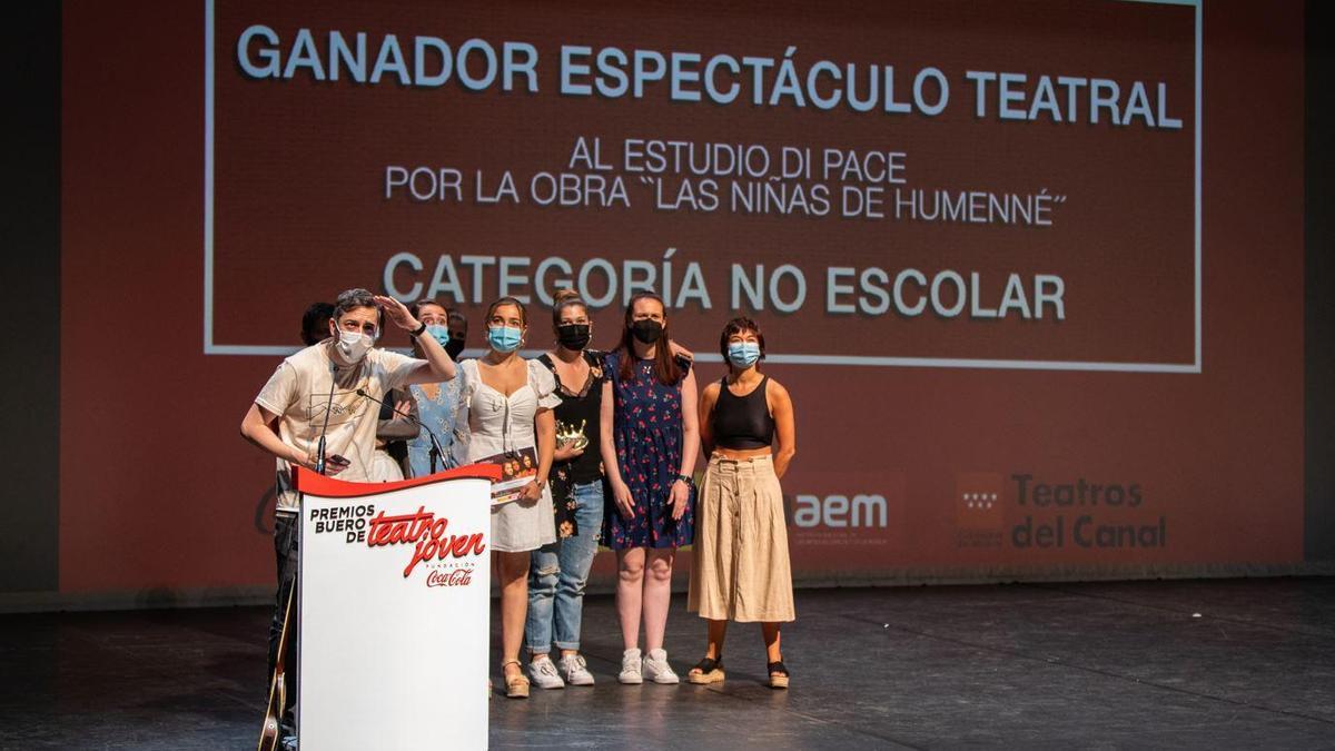 Las ganadoras de la última edición de los Premios Buero.