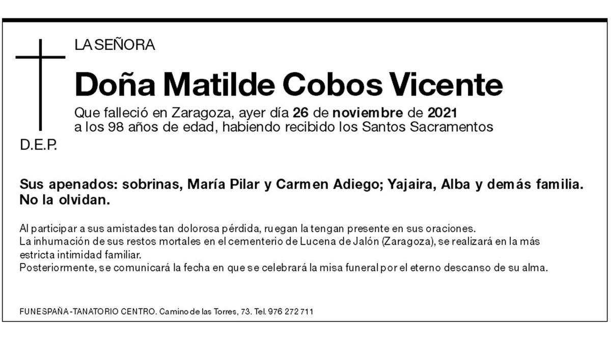 Matilde Cobos Vicente