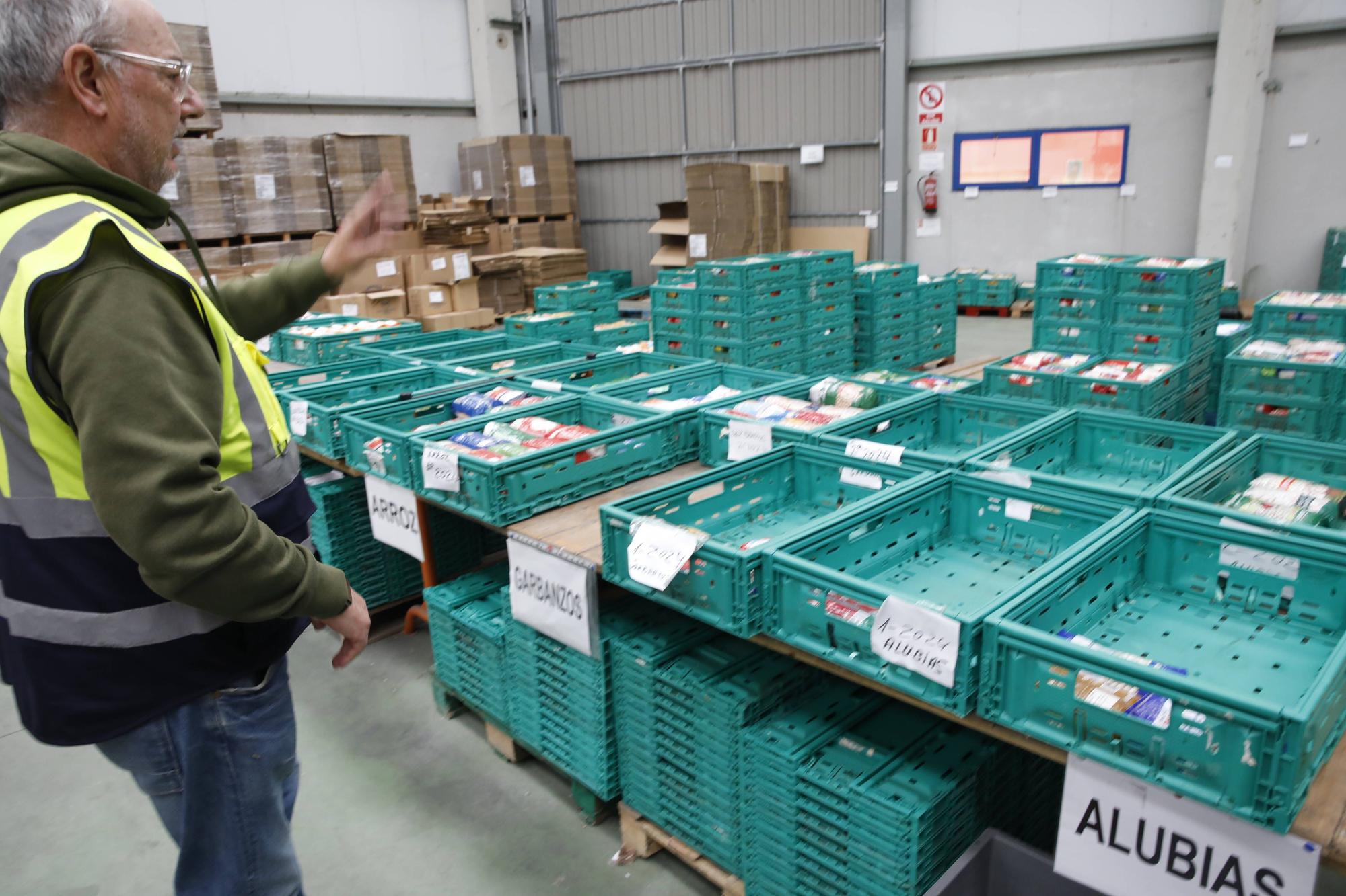 El Banco de Alimentos de Asturias, en números rojos