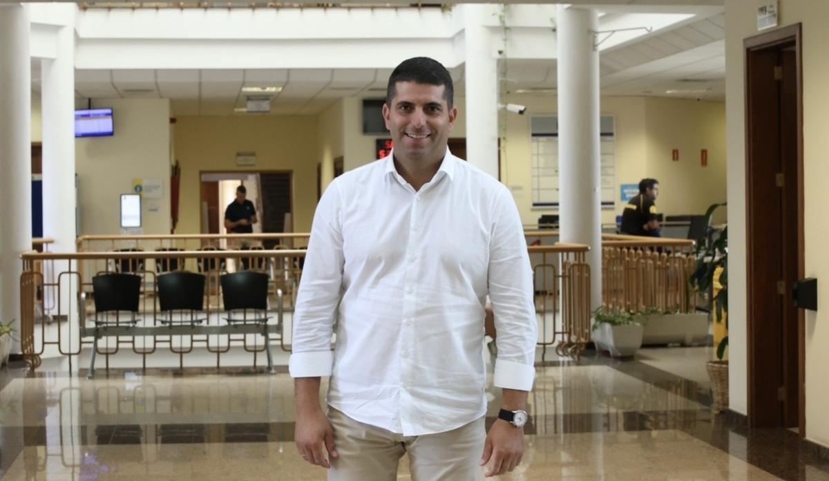 Benjamín Perdomo, consejero del PSOE en el Cabildo de Lanzarote.