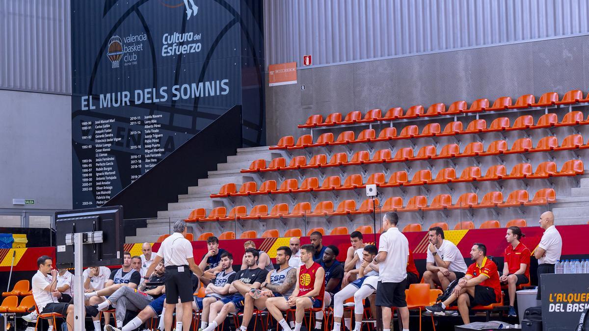 La selección, en l'Alqueria del Basket