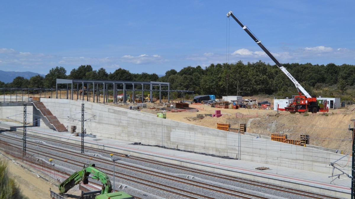 Obras pasadas en la estación de Otero.