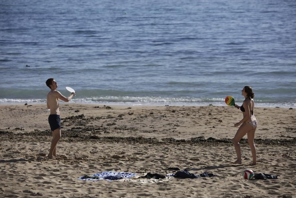 Bei bis zu 23 Grad Höchsttemperaturen kommt bei so manch einem schon Lust auf Strand auf. Die Temperaturen lagen am 10. März bis zu zehn Grad über dem Durchschnitt.