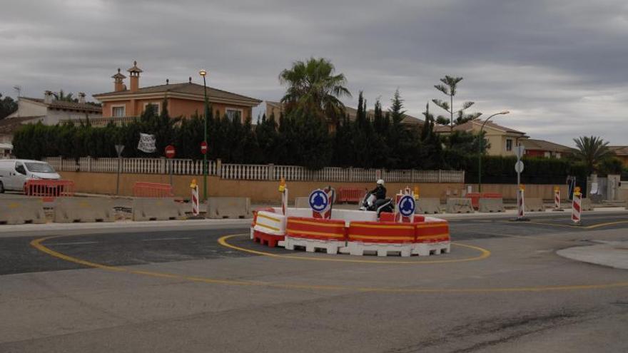 Nueva rotonda a la altura de Es Figueral en Marratxí