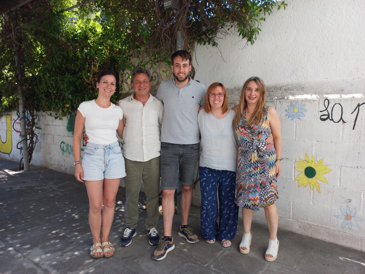 El equipo que ha liderado la investigación. De izquierda a derecha: Cristina Salvó, Jorge Atala, Arnau Ayats, Patricia Segura y Eva Escarmena.