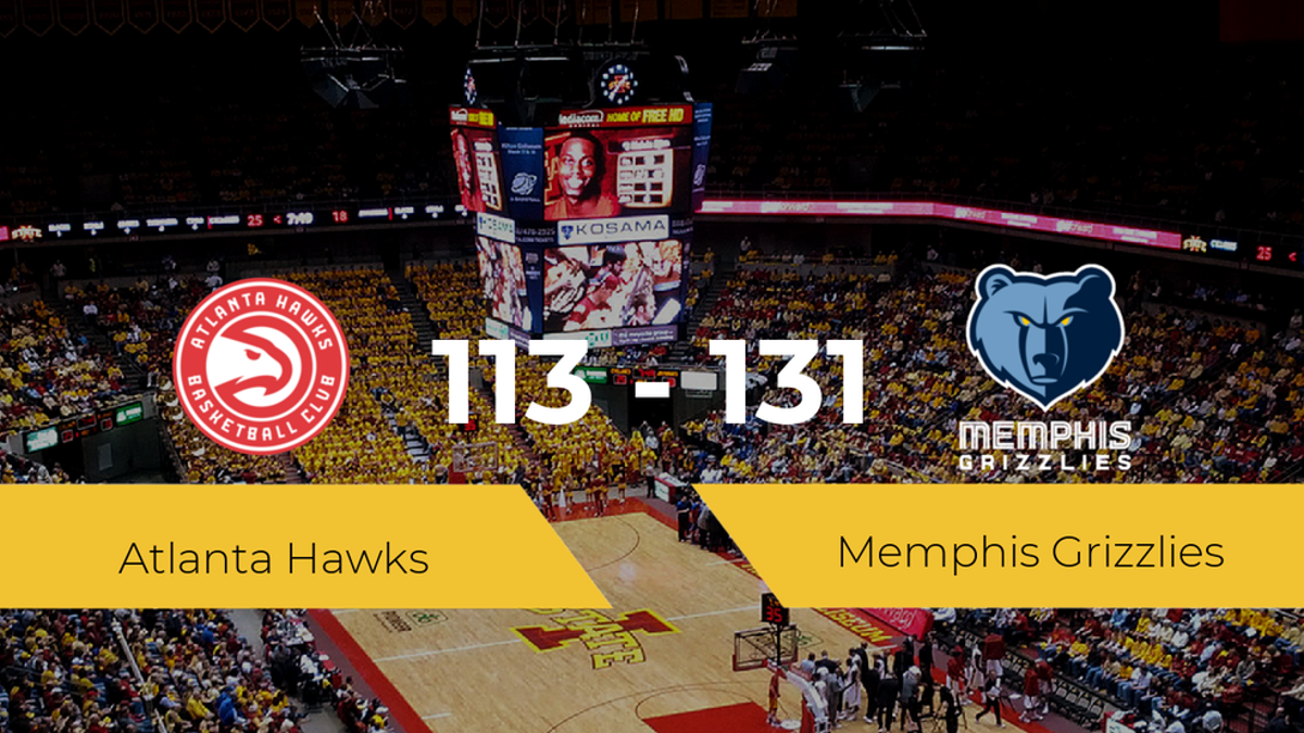 Triunfo de Memphis Grizzlies ante Atlanta Hawks por 113-131