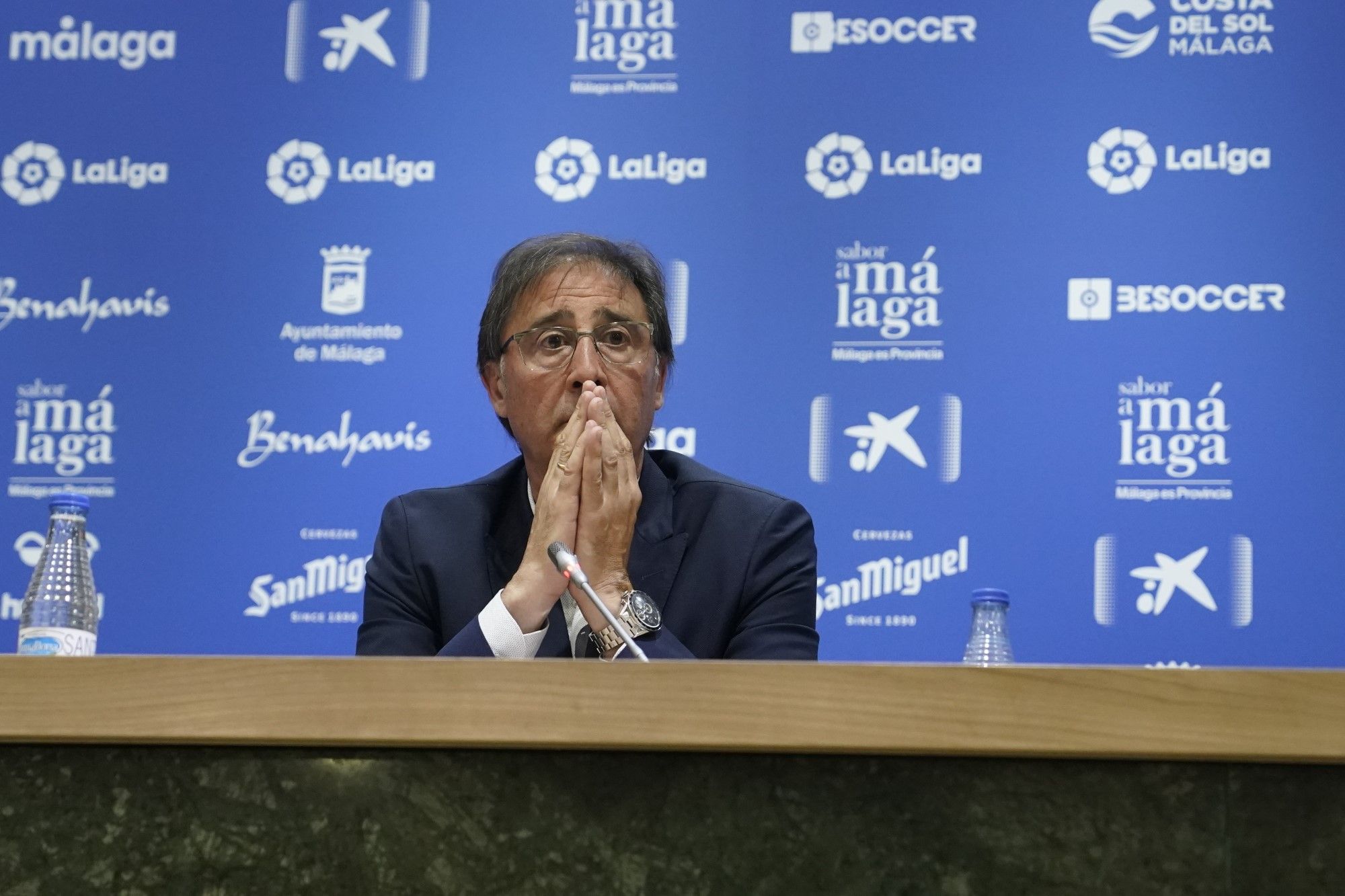 Presentación de Loren Juarros como nuevo director deportivo del Málaga CF