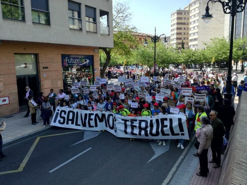 Manifestación: 'Salvemos Teruel'