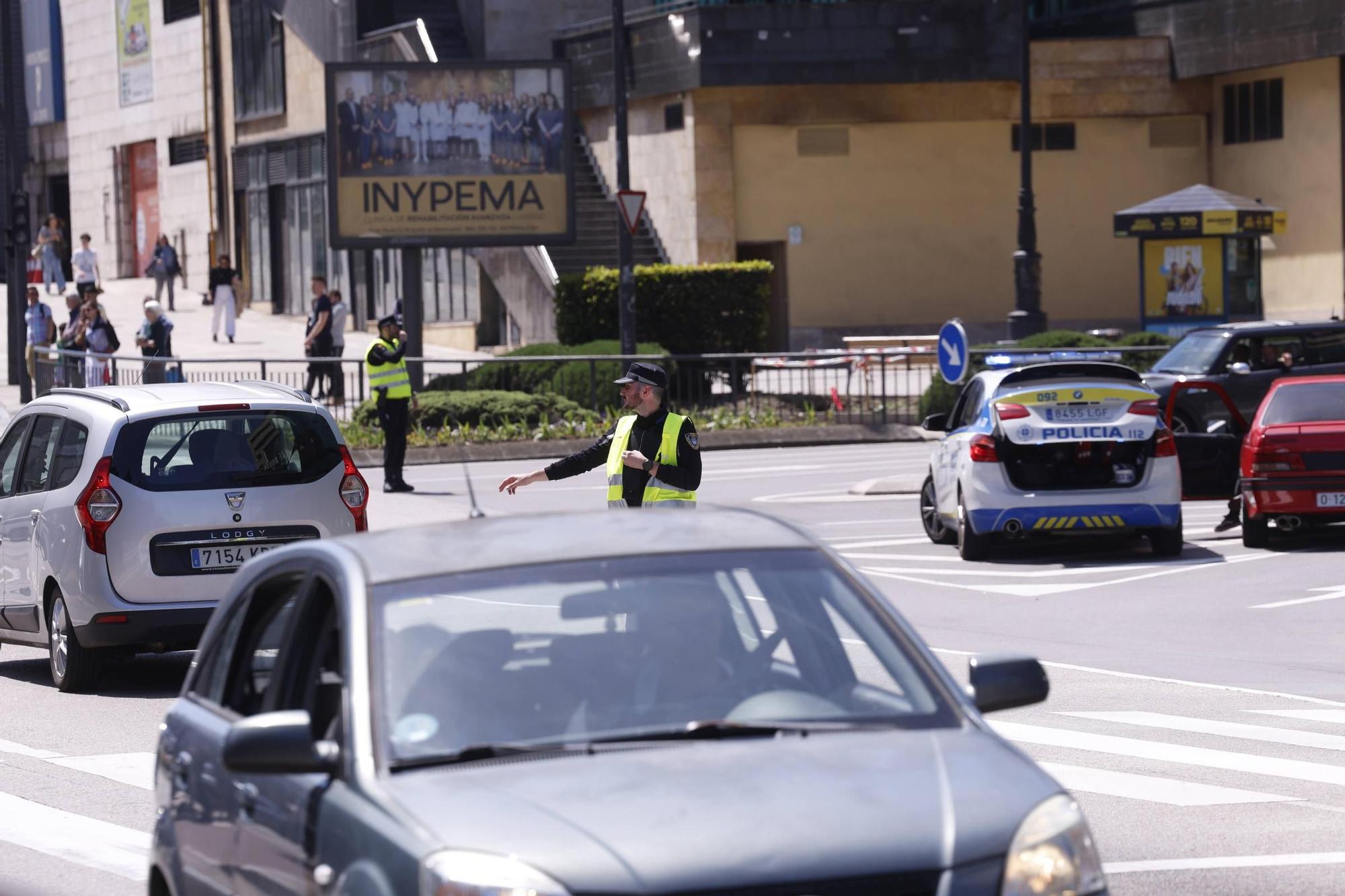 EN IMÁGENES: así se vivió el apagón en Oviedo