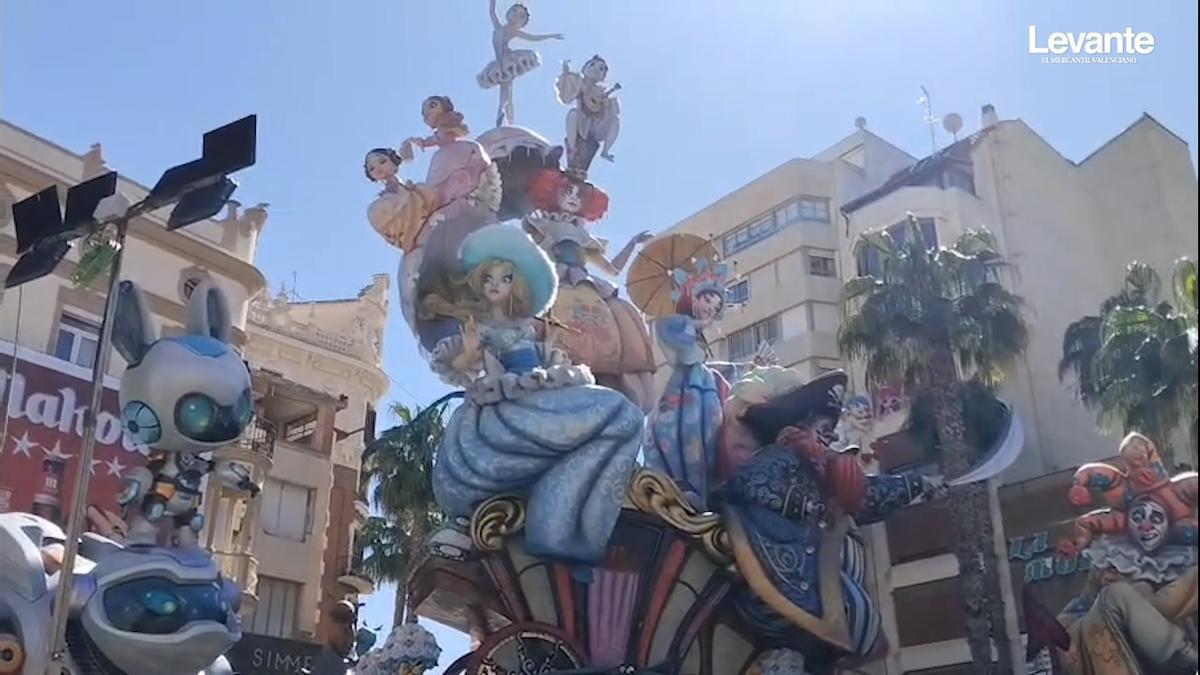 Las fallas de especial de Alzira baten récords de altura y de presupuesto