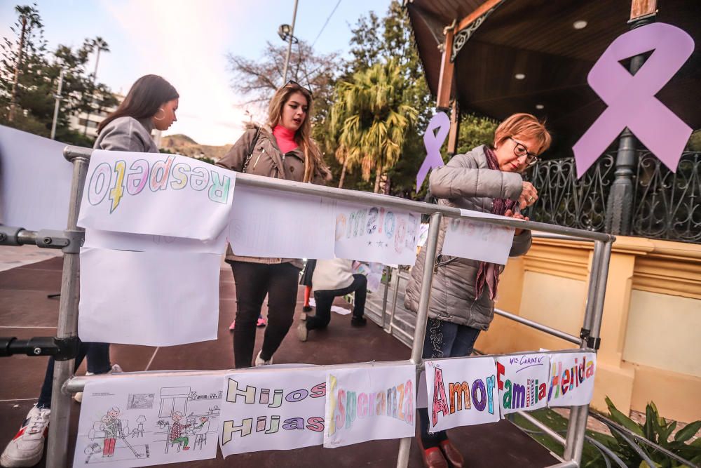 Marcha contra la violencia de género en Orihuela