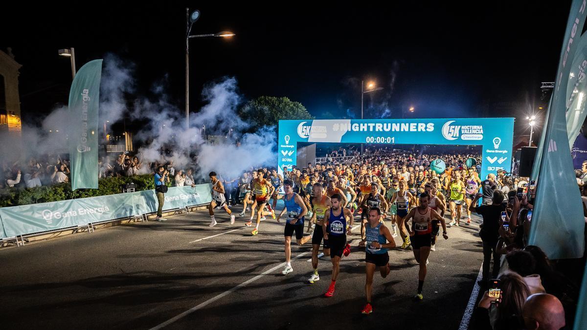 Entrenamientos oficiales de la 15K Nocturna Valencia Gana Energía con Cárnicas Serrano