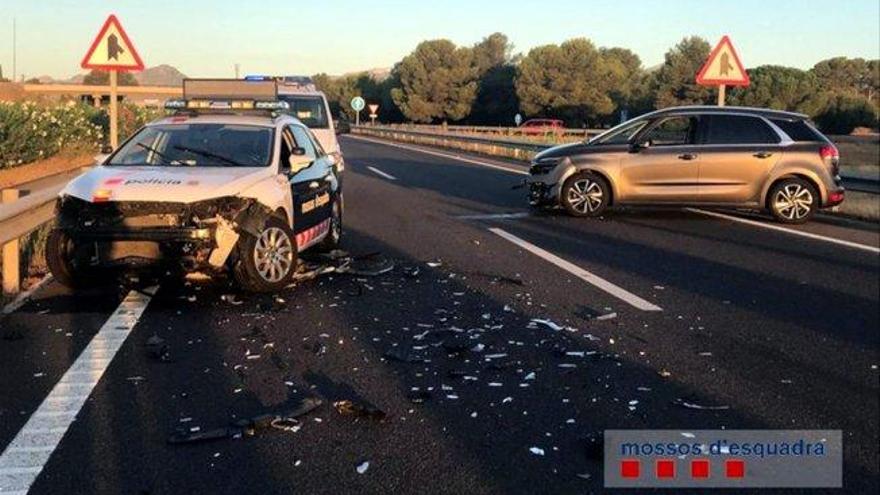 Detenido en Cambrils un conductor que circuló 36 kilómetros en sentido contrario en la AP-7