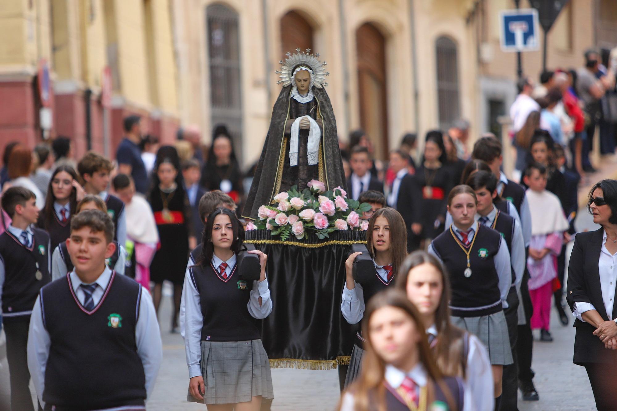 Procesión infantil del Santo entierro y Resurrección Colegio Oratorio Festivo de Orihuela