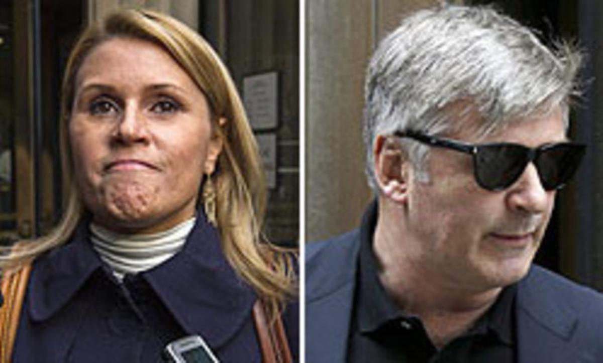 Geneviève Sabourin i Alec Baldwin, dijous a Nova York. Geneviève Sabourin i Alec Baldwin, dijous a Nova York.