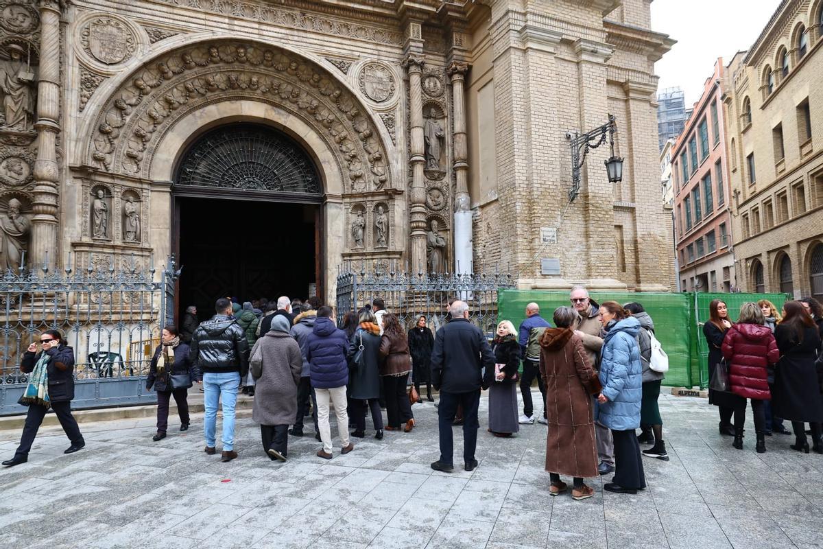 Funeral por la muerte de Jorge García-Dihinx y Natalia Román en el alud de Panticosa Funeral por la muerte de Jorge García-Dihinx y Natalia Román en el alud de Panticosa