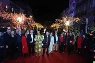 Vigo enciende la Navidad en el planeta