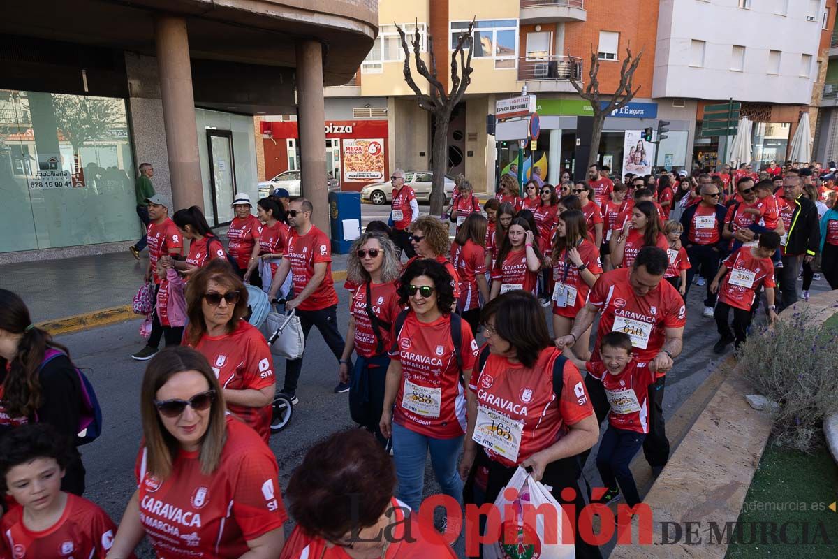 Marcha de la ONG Delwende en Caravaca