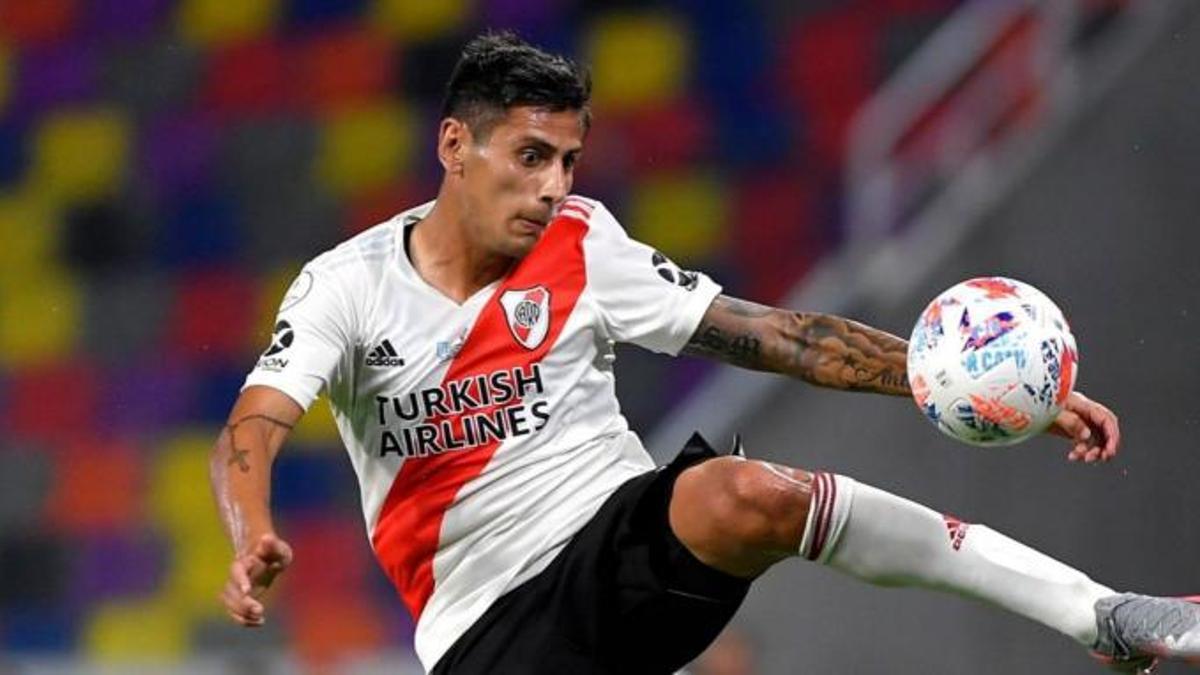 Fabrizio Angileri con River Plate