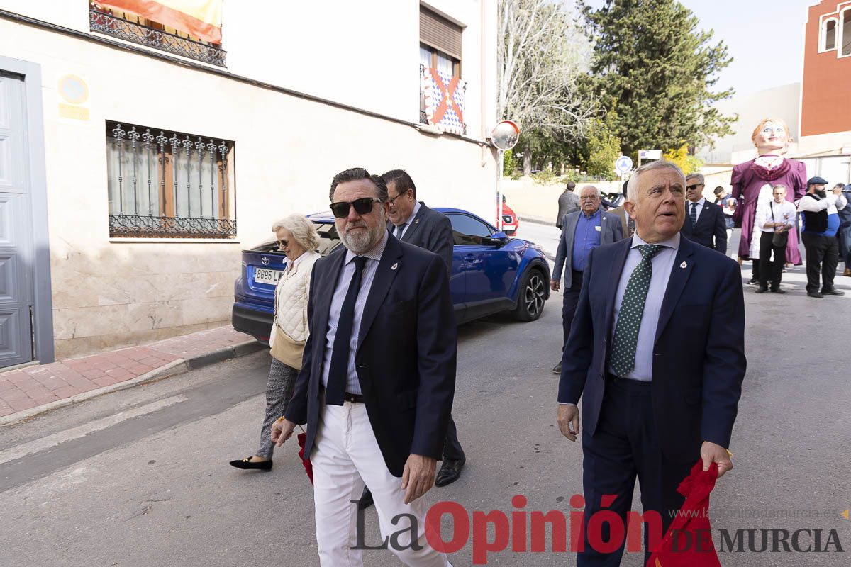 Corporación, Cofradía y Bandos realizan la 'Pedimenta' en Caravaca
