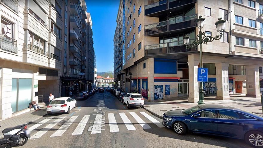 Calle Pontevedra, donde está situado el local en el que ocurrieron los hechos.