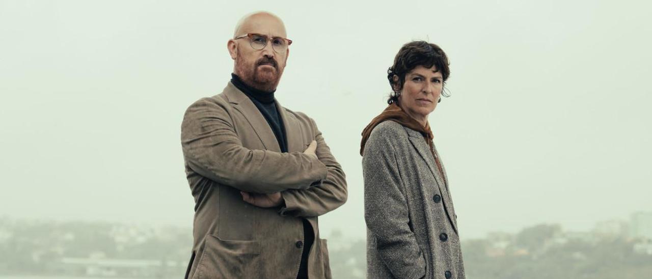 Javier Cámara y Mónica López.