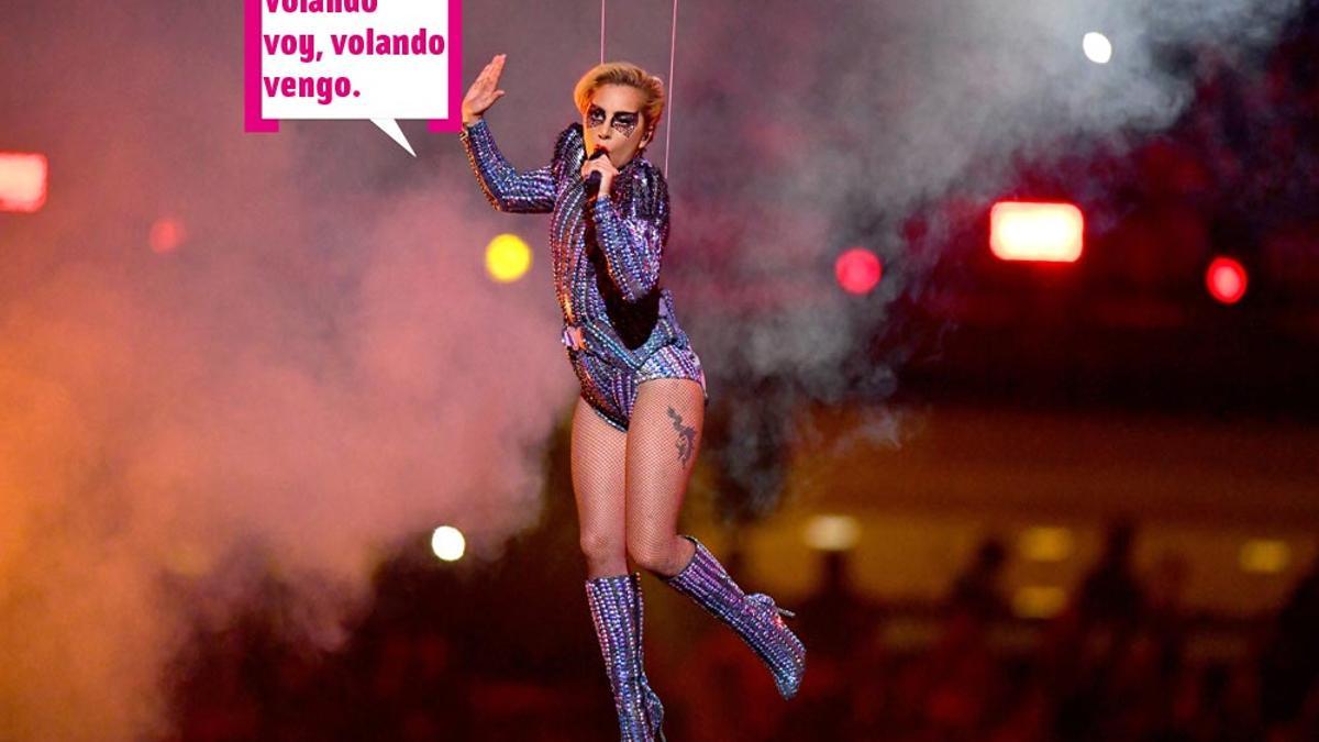 Lady Gaga en la 'Super Bowl'