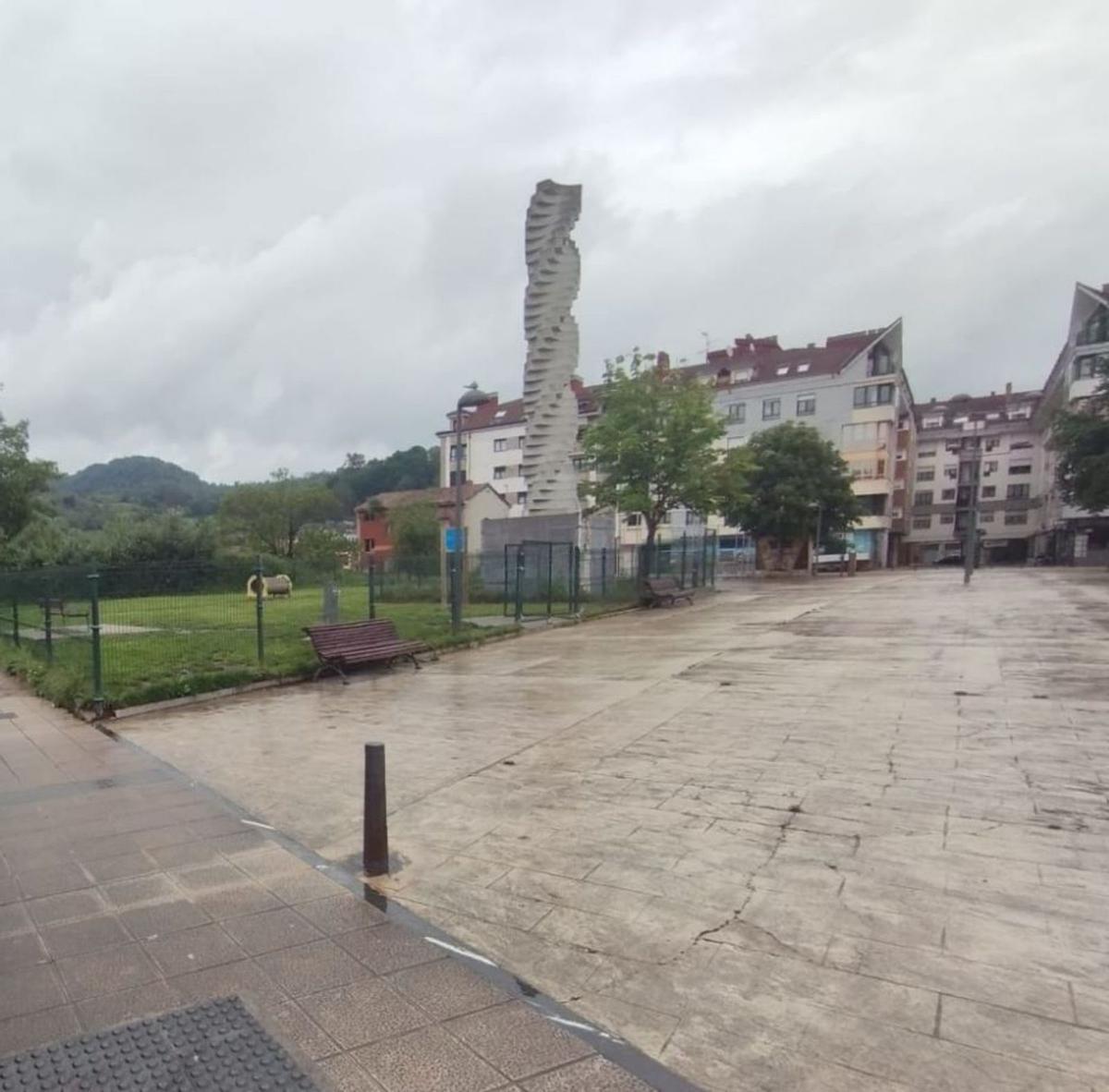 El parque Pinín, en La Felguera. | M. Á. G.