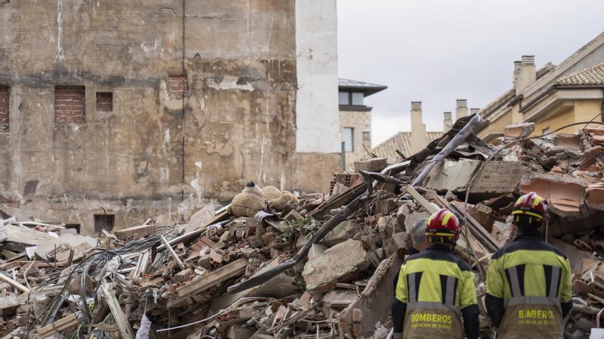 Caja Rural de Teruel suspende las cuotas hipotecarias a los vecinos del edificio derrumbado