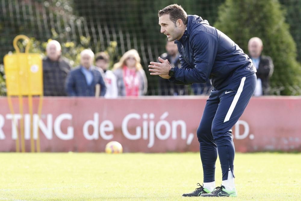 Entrenamiento del Sporting