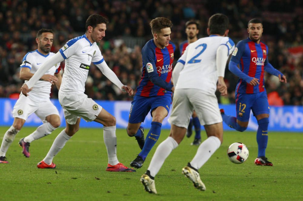 El Barça arrolla al Hércules en el Camp Nou