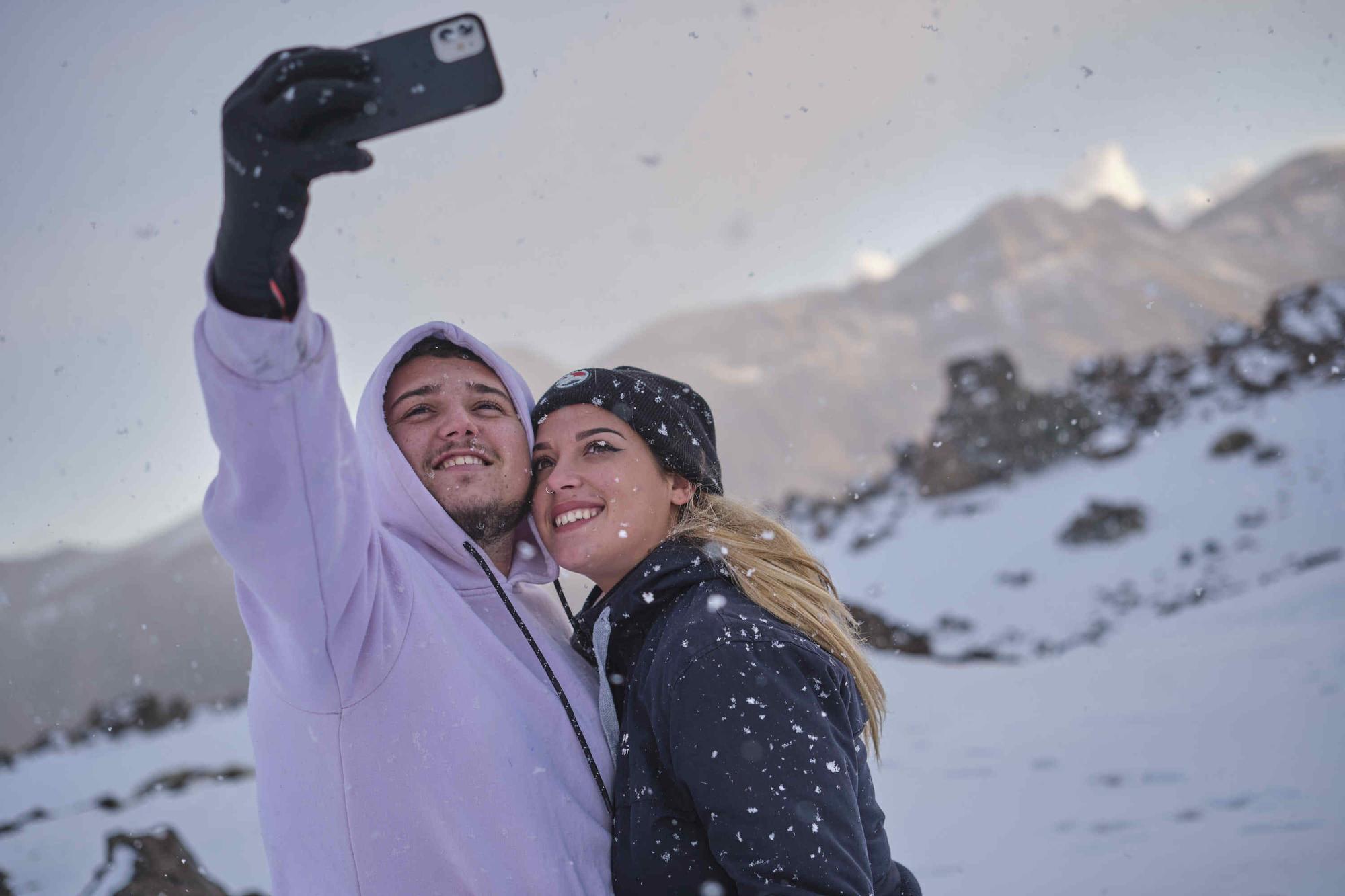 Nevada en el Teide