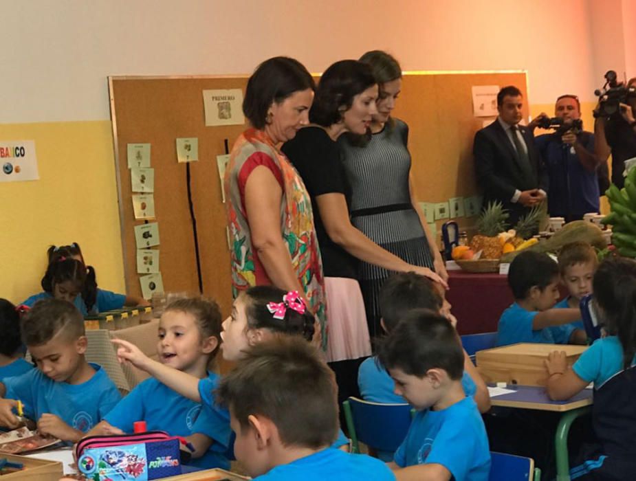 La Reina Letizia visita el colegio de San Matías