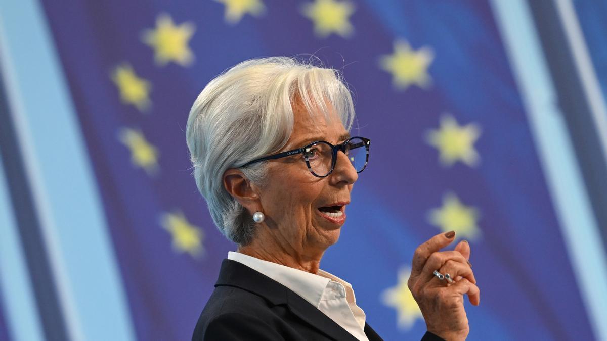 Christine Lagarde, presidenta del Banco Central Europeo.