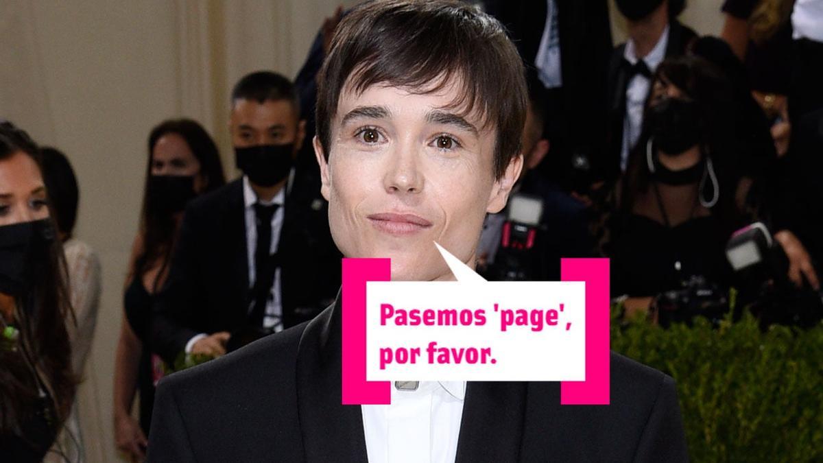 Elliot Page también estuvo en la MET Gala 2021: primer posado tras la transición