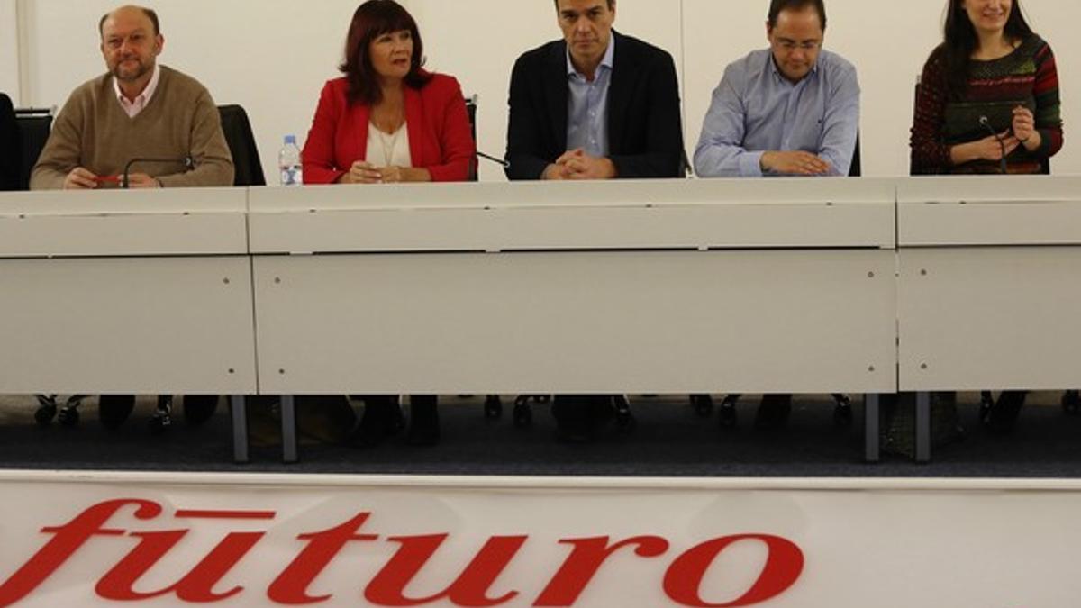 Reunión de la ejecutiva del PSOE tras las elecciones del 20D