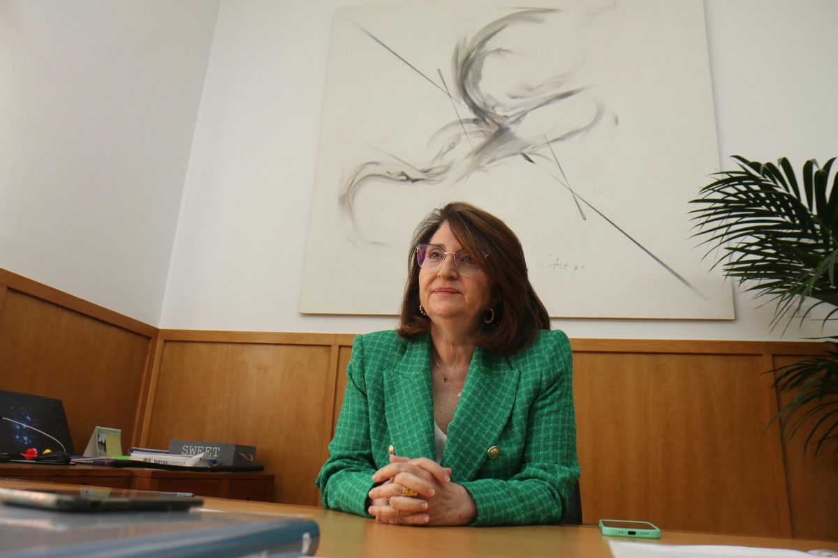 Imagen de la rectora Amparo Navarro