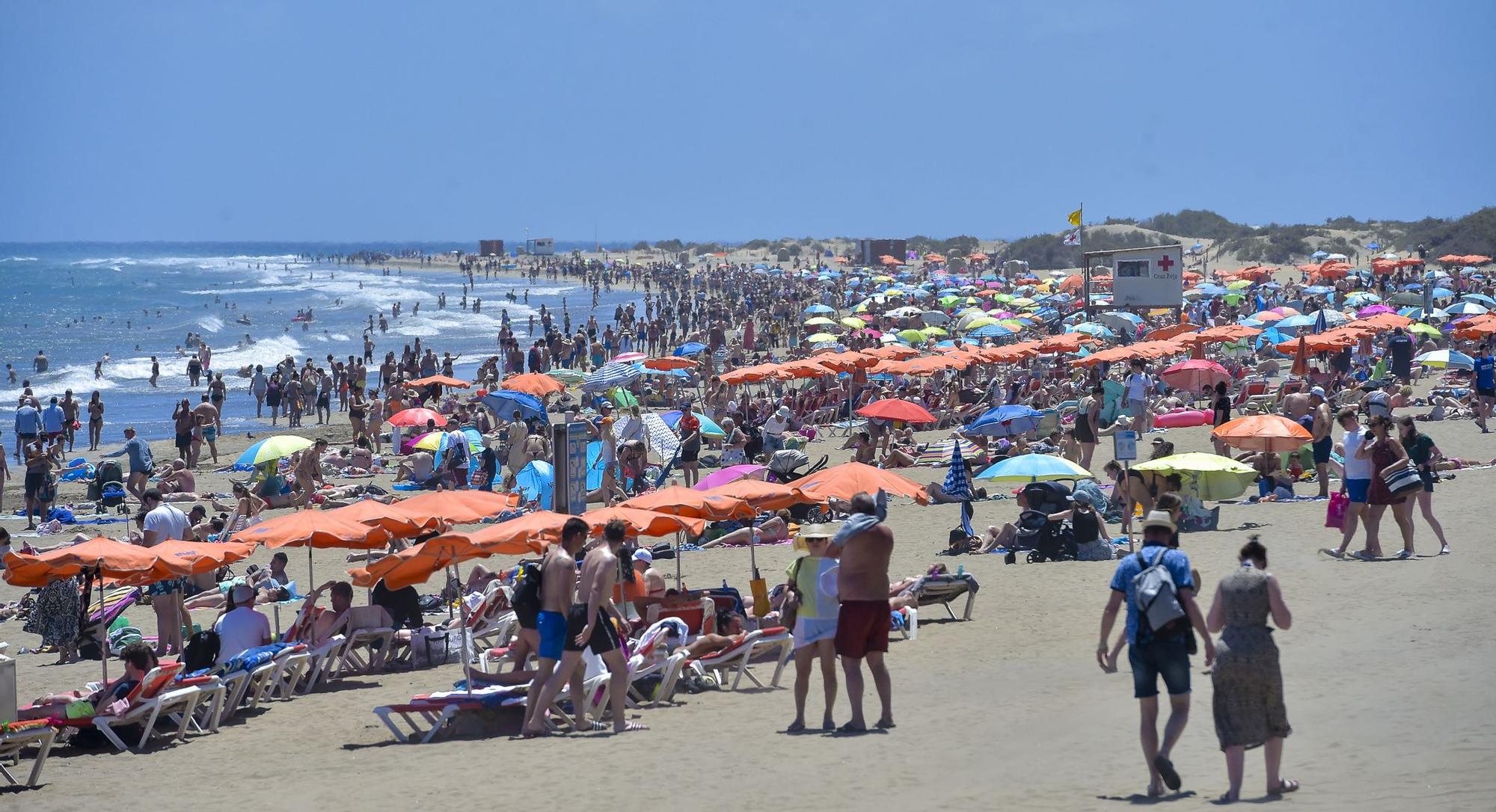 Playa del Inglés en Semana Santana