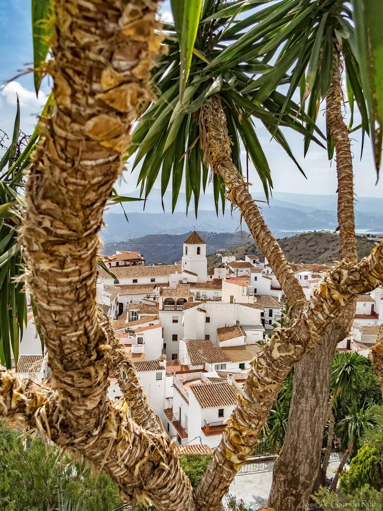 Las vistas de Canillas de Aceituno desde arriba