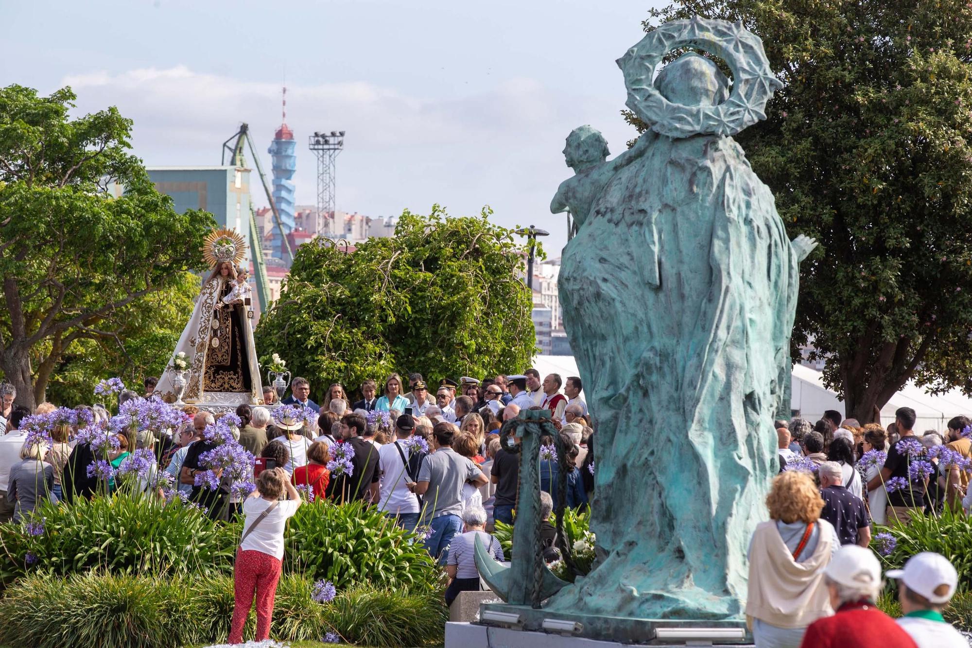 Los marineros de A Coruña celebran la festividad de la Virgen del Carmen