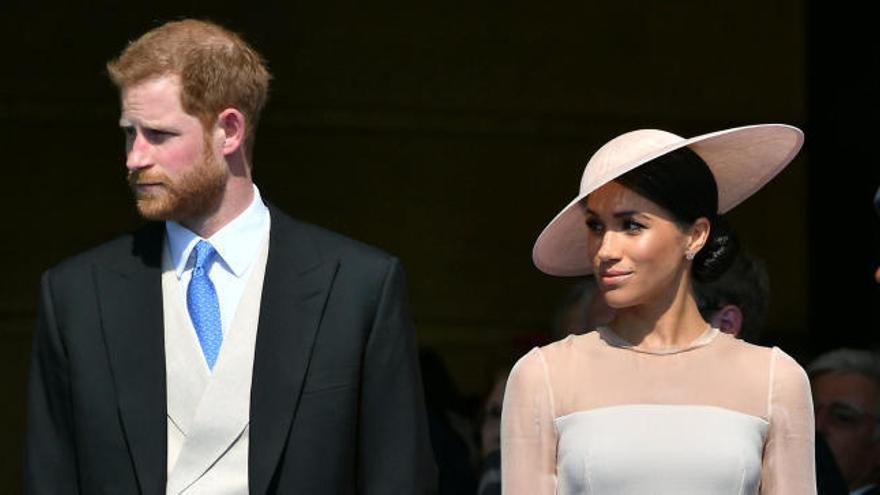 La primera aparición pública de Meghan y Harry como marido y mujer