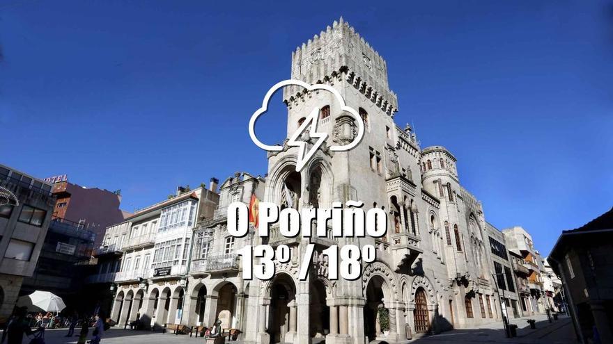 El tiempo en O Porriño: previsión meteorológica para hoy, martes 11 de noviembre
