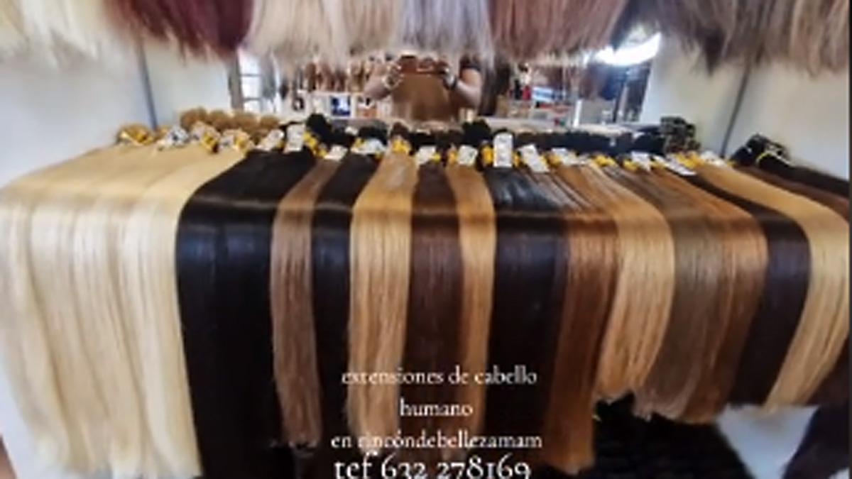 Captura de un vídeo de TikTok del Rincón de belleza Mam, en Santa Coloma de Gramenet.