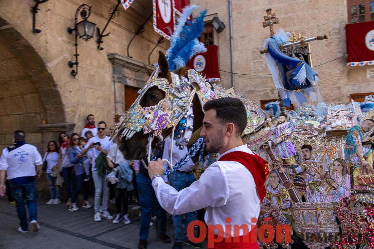 Recorrido Caballos del Vino día dos de mayo en Caravaca