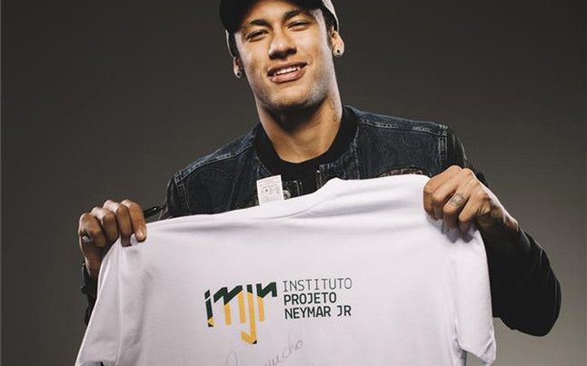 Camiseta neymar firmada